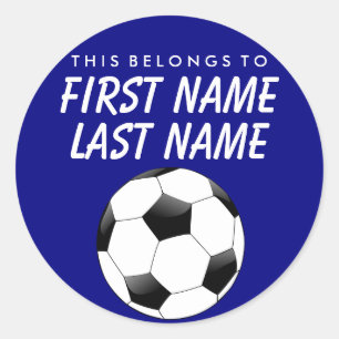 Adesivo Personalizado Pertence A Sticker - Futebol