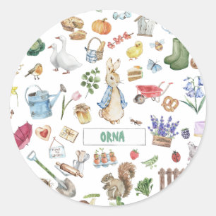 Adesivo personalizado peter o coelho