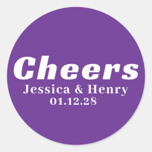 Adesivo Personalizado seu próprio casamento simples Na mod