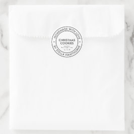 Adesivo Personalizado Simples Feriado Caseiro