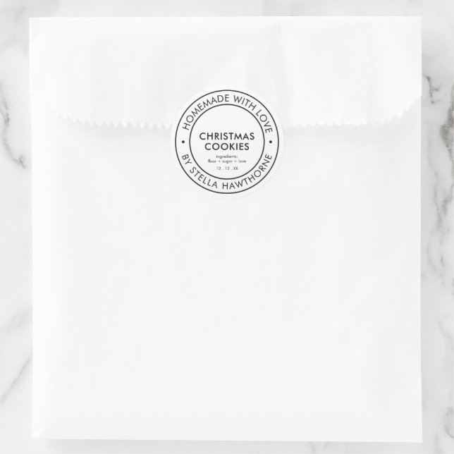 Adesivo Personalizado Simples Feriado Caseiro (Bolsa)