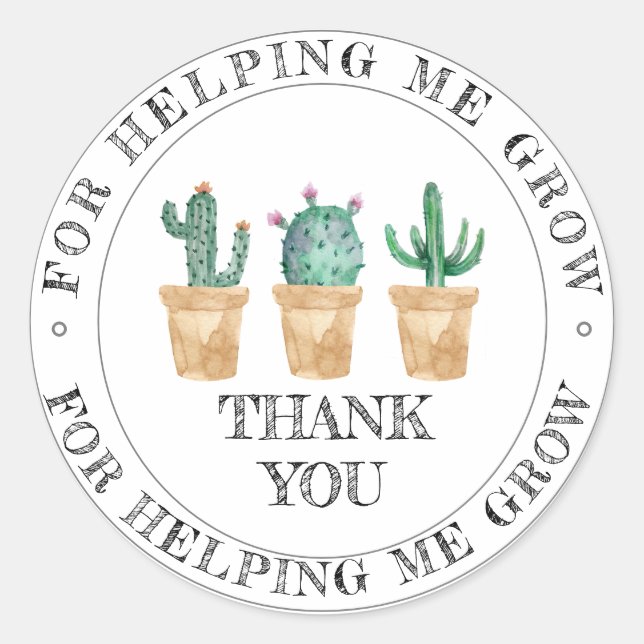 Adesivo Personalizado Simples, Moderno, Minimalista Obriga (Frente)