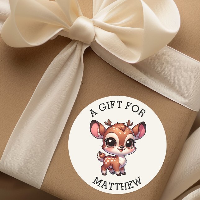 Adesivo Personalizado Um Presente Para O Natal (Criador carregado)