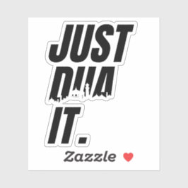 Adesivo Personalizar: Apenas Faça Dua Islâmico Oração Reza