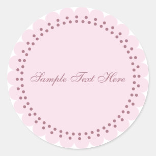 Adesivo Personalizar beleza delicada, personalizável, cor