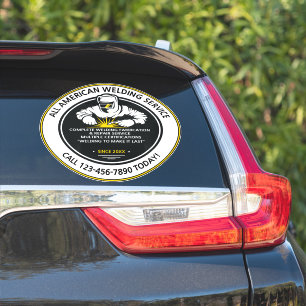 Adesivo Personalizar Caminhão de Negócios de Soldadura