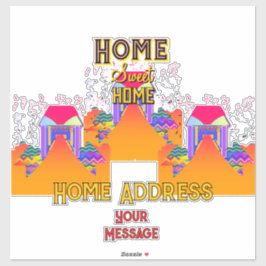 Adesivo Personalizar Home Sweet Home Business