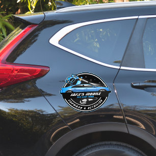 Adesivo Personalizar Lavagem de Carro Móvel Detalhamento A
