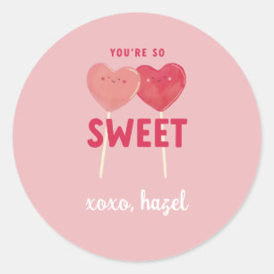 Adesivo Personalizar o Namorados Lollipop Sticker