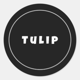 Adesivo Personalizar o nome da empresa em preto