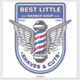 Adesivo Personalizar Pólo Tradicional de Barber Shop Cláss