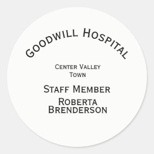 Adesivo Personalizar quatro linhas de texto em branco