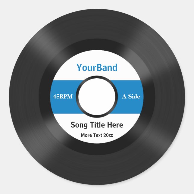 Adesivo Personalizar Registro Personalizado (Frente)