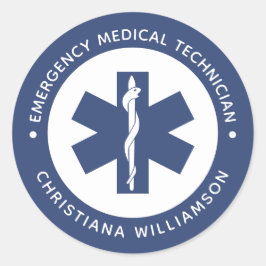 Adesivo Personalizar símbolo EMT - Técnico médico de emerg