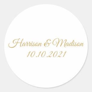 Adesivo personalizar texto presente de casamento favorece