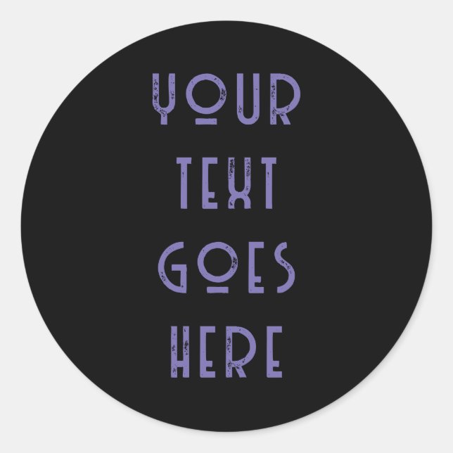 Adesivo personalizável alterar o texto aqui em texto pesso (Frente)