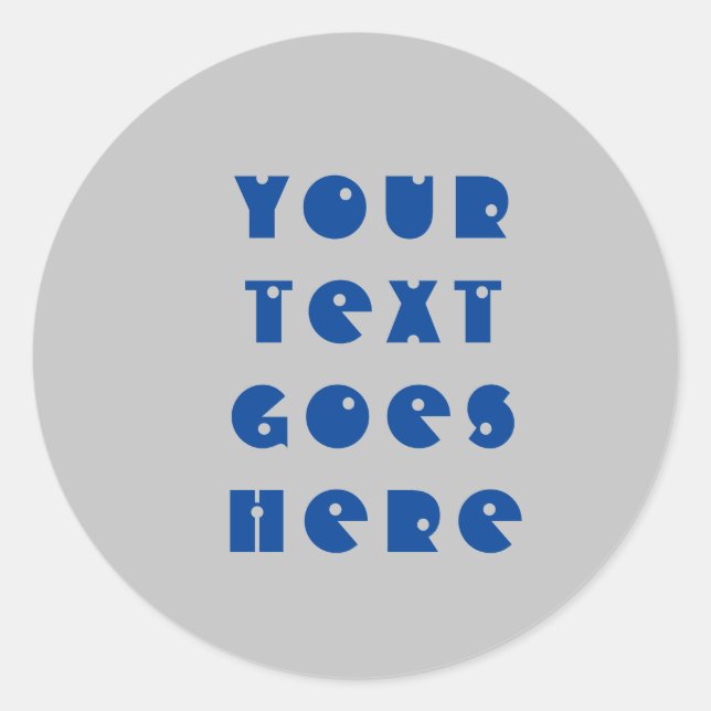 Adesivo personalizável alterar o texto aqui em texto pesso (Frente)