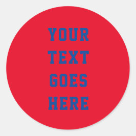 Adesivo personalizável alterar o texto aqui em texto pesso