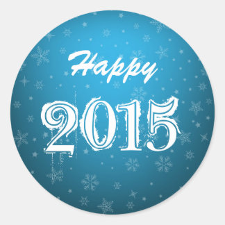 Adesivo personalizável do feliz ano novo