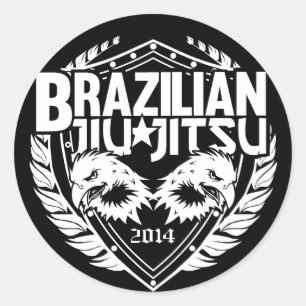 Adesivo Personalizável Jiu-Jitsu