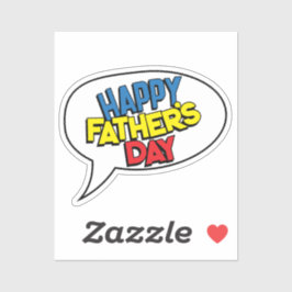 Adesivo Personalizável para a DIA DE OS PAIS de Pop de HAP