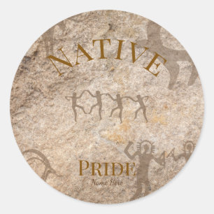 Adesivo Personalizável Southwest Petroglyph