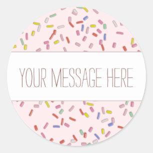 Adesivo Personalizável Sprinkles