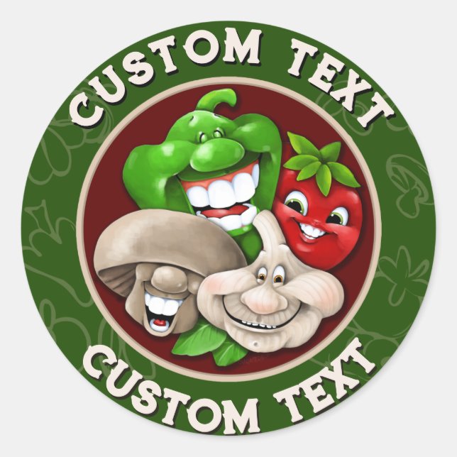 Adesivo Personalize Cozinha de Comida Italiana Feliz Negóc (Frente)