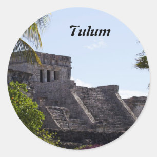 Adesivo Personalize EL Castillo de Tulum - ruínas maias