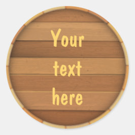 Adesivo Personalize o barril