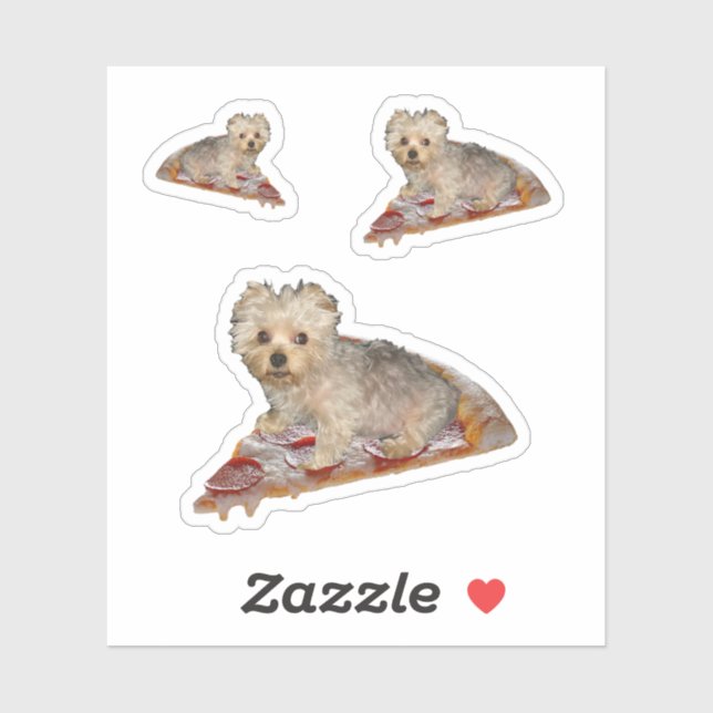 Adesivo Personalize! Pet de Pizza Voadora (Folha)