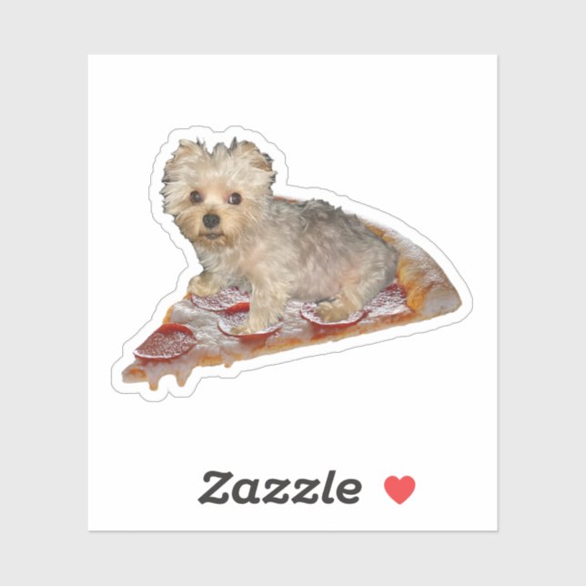 Adesivo Personalize! Pet de Pizza Voadora (Folha)