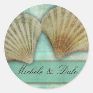 Adesivo Personalize seu próprio design do seashell