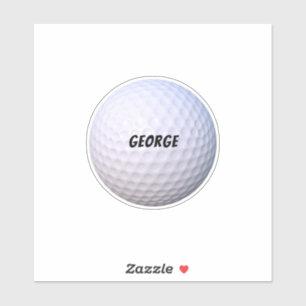 Adesivo Personalize seus próprios itens. Golf Ball por exe