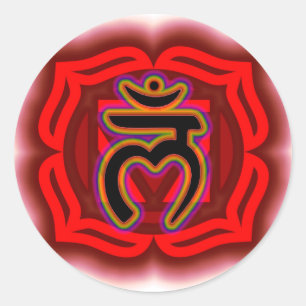 Adesivo Personalize sua própria raiz Chakra de Chakra