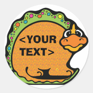 Adesivo Personalize um Dinossauro, <YOUR TEXT>