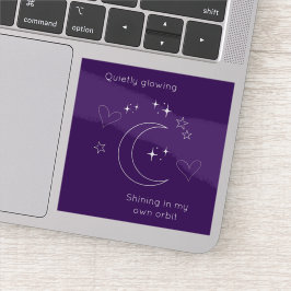 Adesivo Personalized Celestial Moon & Stars Laptop Sticker