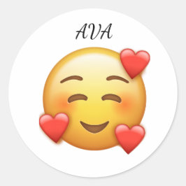 Adesivo  Personalized Classic Round Sticker