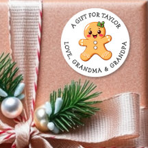 Personalized Gift Tag Christmas | Cute Pink