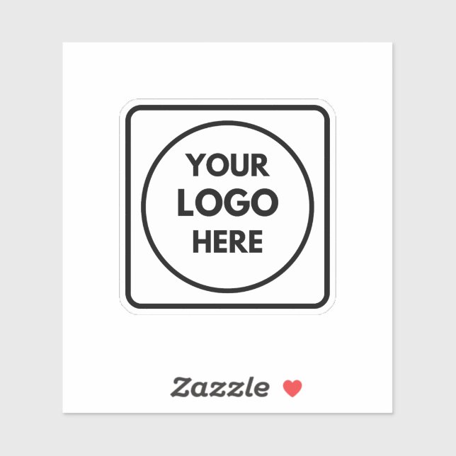 Adesivo Personalized Logo Business Promo QR Code label (Folha)