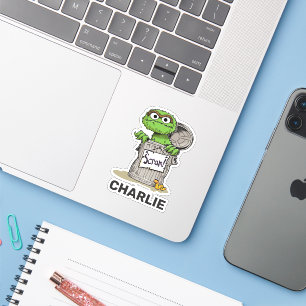 Adesivo Personalized Oscar the Grouch Scram