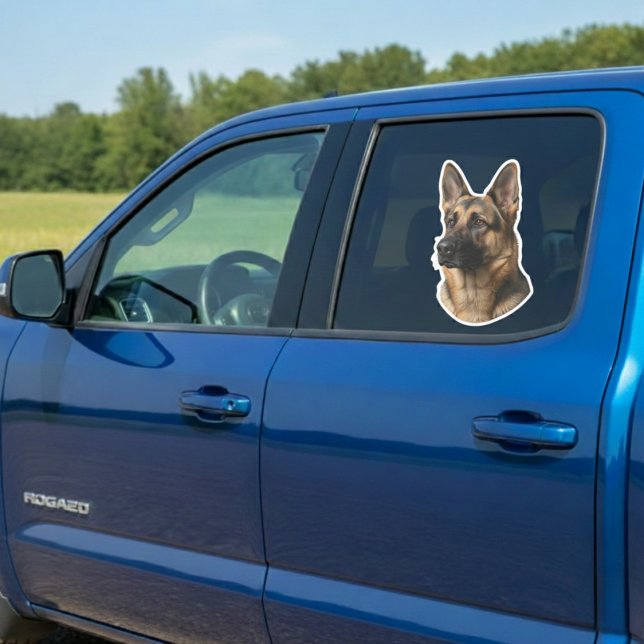 Adesivo Personalized Pet Photo Car Window Sticker (Your Protector's Face, On Your Ride.)