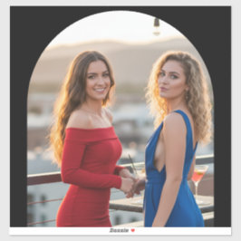 Adesivo Personalized Photo Custom-Cut Vinyl Name Sticker