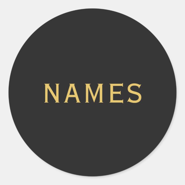 Adesivo Personalized With Last Name or Nickname on Them (Frente)