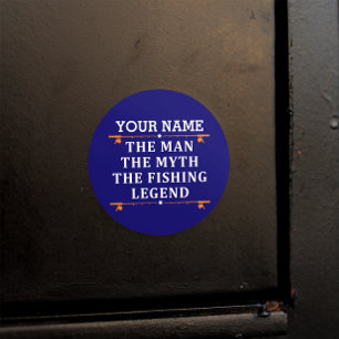 Adesivo Personalizou O Homem O Mito Da Lenda De Pesca