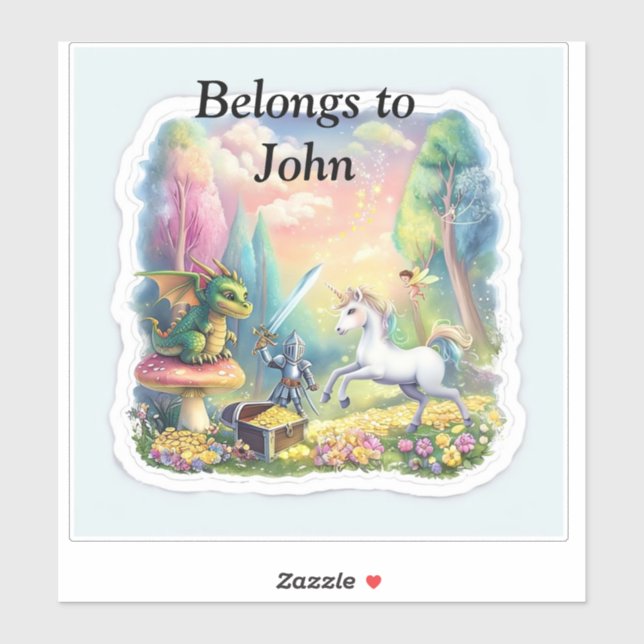 Adesivo Pertence a (Folha)