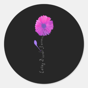 Adesivo Perturbação alimentar Anorexia Bulimia Sensibiliza