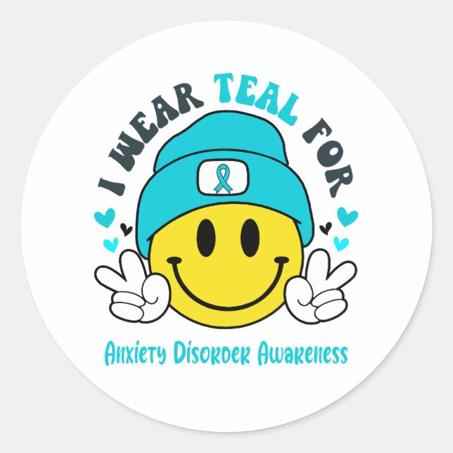 Adesivo Perturbação de Ansiedade Sensibilização Ofertas de (Frente)