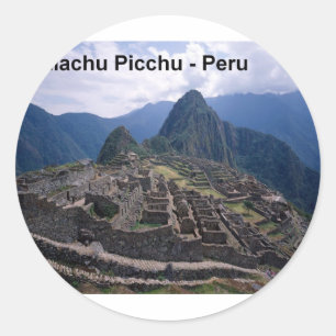 Adesivo Peru As Ruínas de Machu Picchu (Rua.K.)