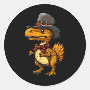 Adesivo Peru Fofa Dinossauro Dia de Ação de Graças Turkeys